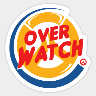 Burger Watch Sticker